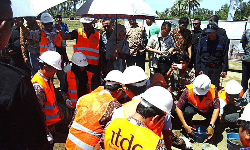 Groundbreaking ceremony for new Mosque desing to increase Mandalika Halal Tourism