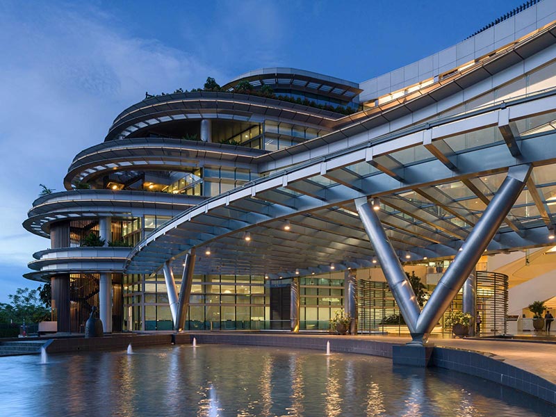 Spectacular modern office headquarters of Indonesia Developer Sinarmas Land