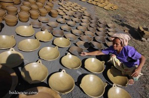 Lombok Pottery Out To Dry Banyumelek