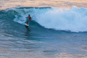 Surfing Lombok Kuta Point